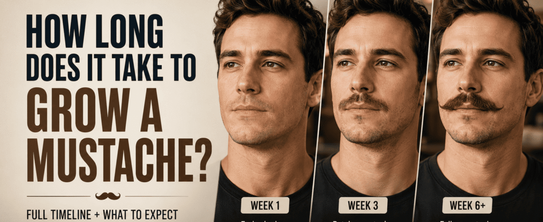 How Long Does It Take to Grow a Mustache? (Full Timeline + What to Expect)
