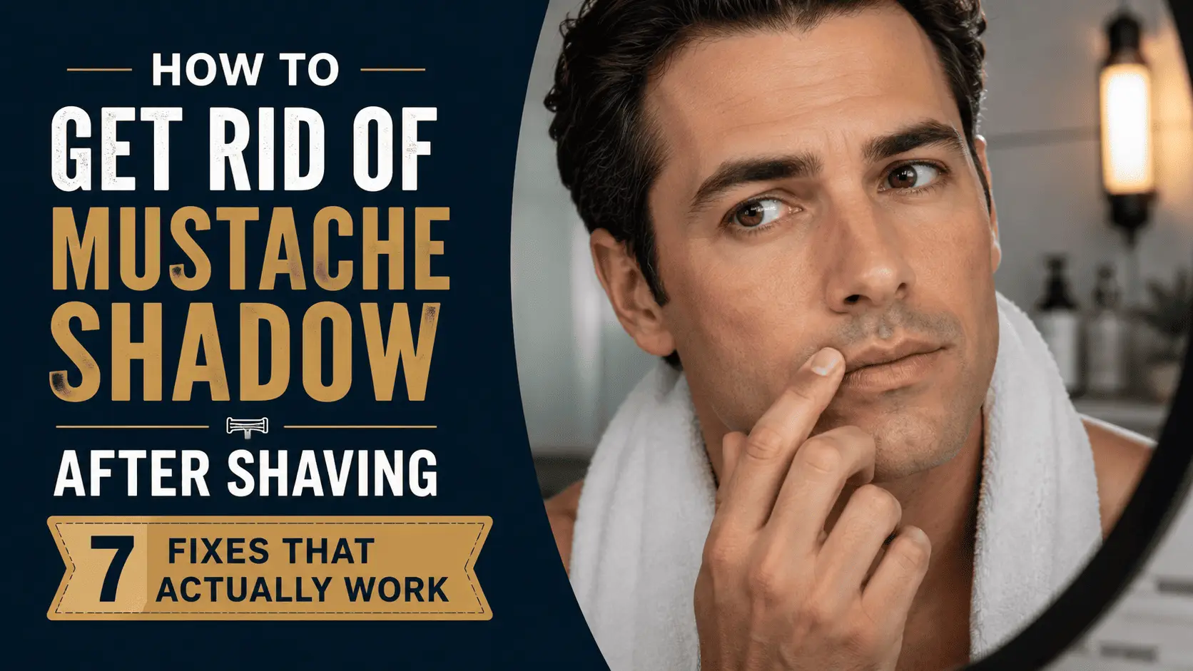 How to Get Rid of Mustache Shadow After Shaving: 7 Fixes That Actually Work