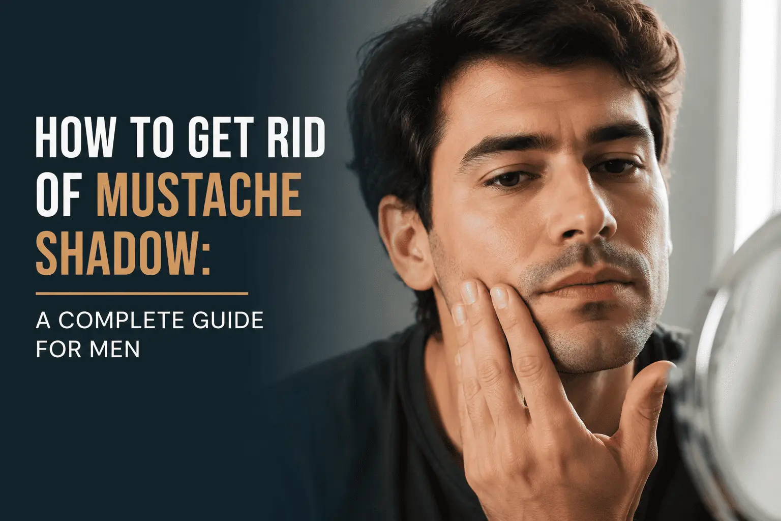 How to Get Rid of Mustache Shadow: A Complete Guide for Men