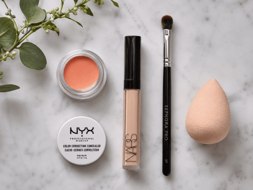 How to Hide Mustache Shadow With Makeup (The Color-Correcting Trick)