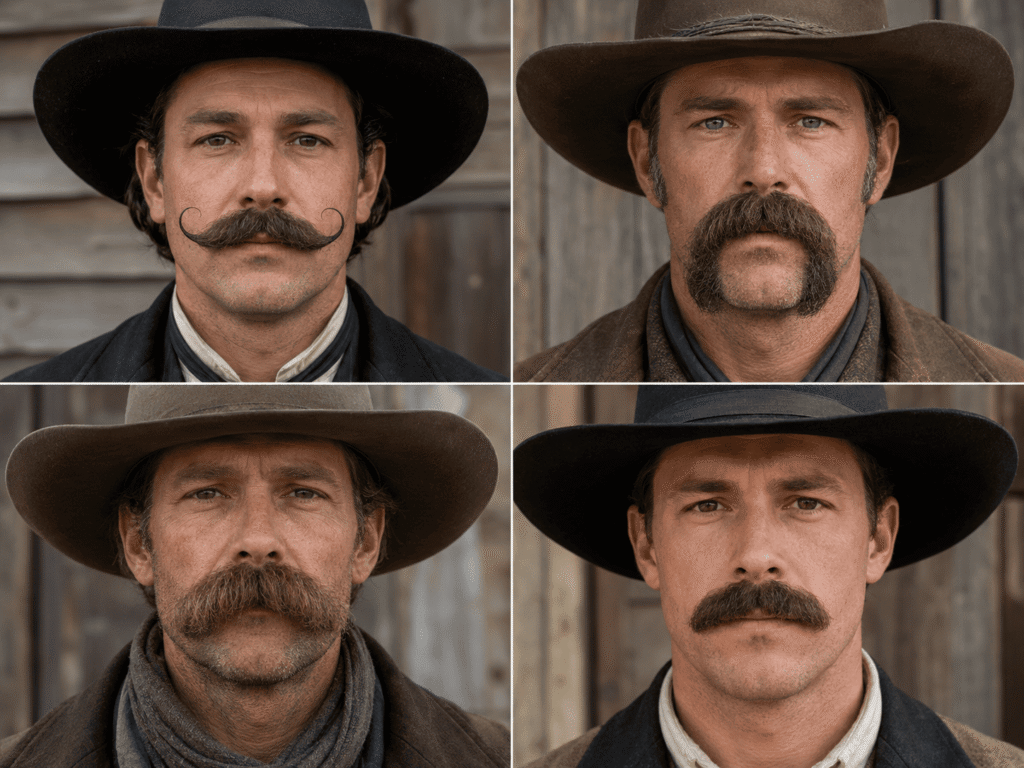 Old West Mustache Styles: 9 Rugged Cowboy Looks and How to Grow Them