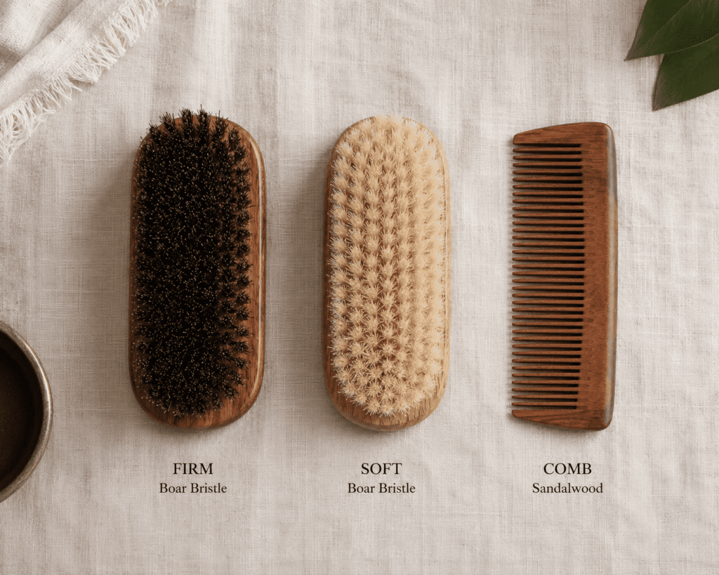 Mustache Brush: How to Choose the Right One (and Use It Properly)