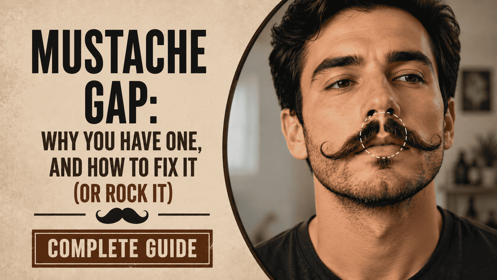 Mustache Gap: Why You Have One, and How to Fix It (or Rock It)
