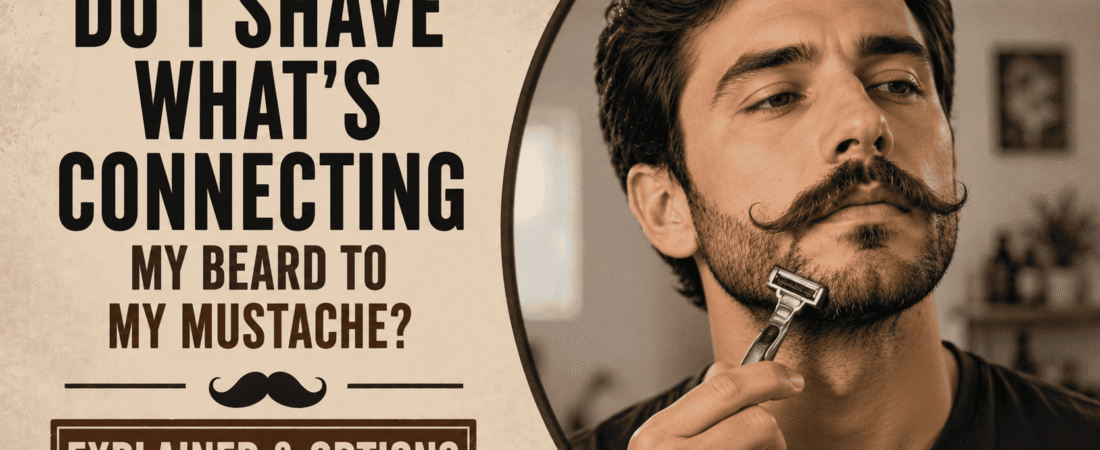 Do I Shave What’s Connecting My Beard to My Mustache?