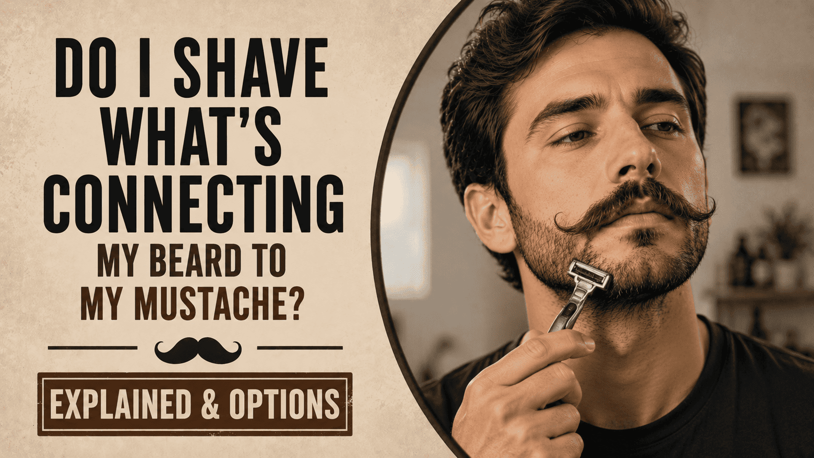 Do I Shave What’s Connecting My Beard to My Mustache?