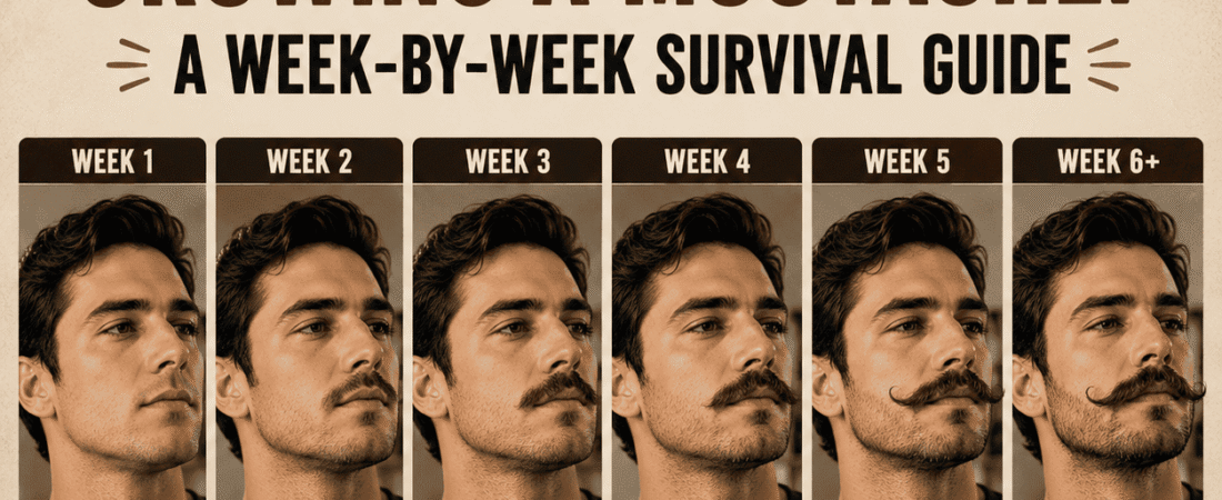 The Stages of Growing a Mustache: A Week-by-Week Survival Guide