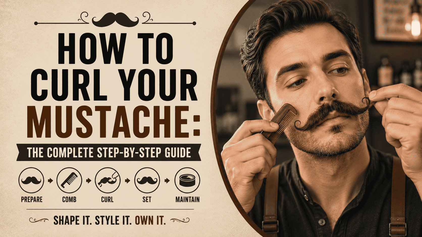 How to Curl Your Mustache: The Complete Step-by-Step Guide