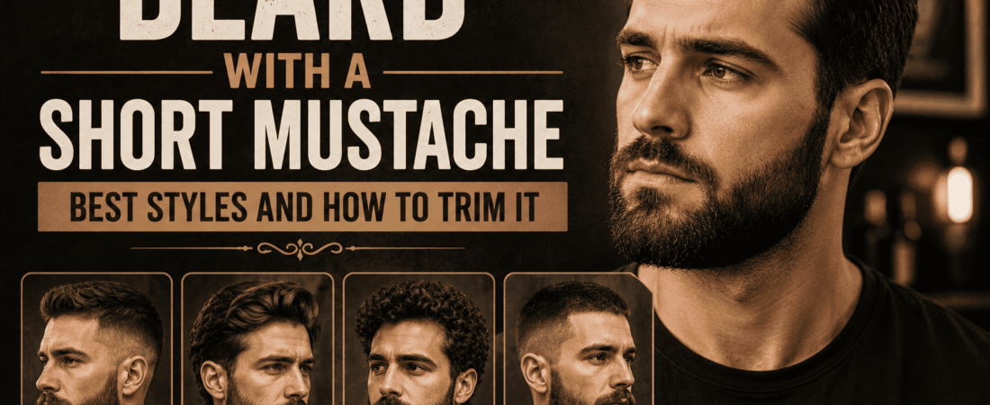 Beard With a Short Mustache: Best Styles and How to Trim It
