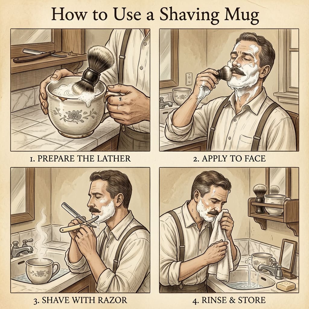 How to Use a Shaving Mug: Step-by-Step for a Perfect Lather